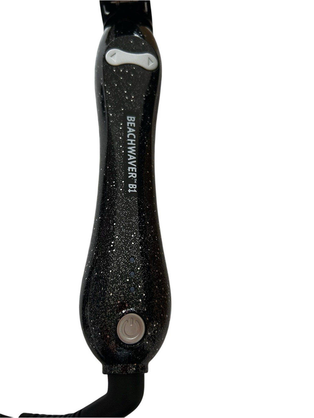 NIB Beachwaver B1 Black Glitter Rotating Curling Iron Ceramic Barrel Size 1” - Picture 5 of 7